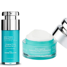Load image into Gallery viewer, Marine Collagen Anti-Ageing Night Restoring Duo